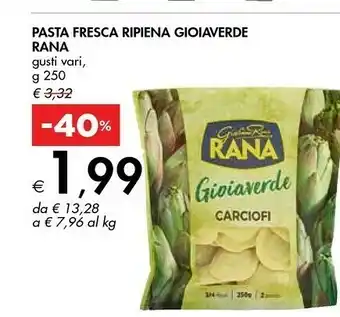 Bennet Rana Pasta Fresca Ripiena Gioiaverde offerta
