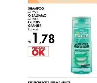 Bennet Garnier Fructis Aloe Vera Hydra Bomb Shampoo 250 Ml offerta