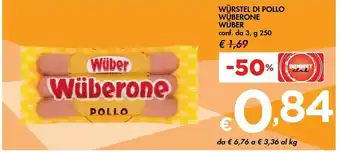 Bennet Wuber One Di Pollo 250 G(ml) offerta
