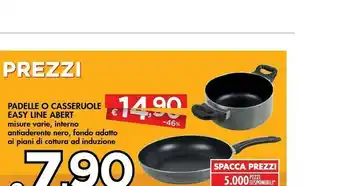 Bennet Easy line Abert Padelle O Casseruole offerta