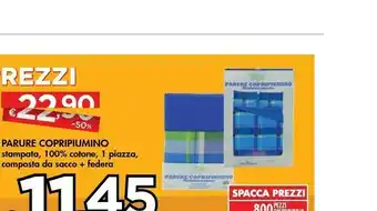 Bennet Parure Copripiumino 100 % Cotone offerta