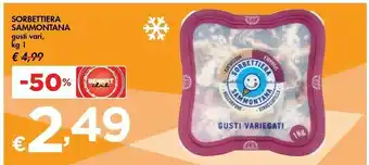 Bennet Sammontana Sorbettiera Vaniglia Cacao Pistacchio Crema Catalana 1000 G(ml) offerta