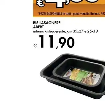 Bennet Abert Bis Lasagnere offerta