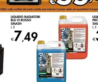 Bennet Smash Liquido Radiatori Blu 5 L offerta