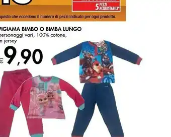 Bennet Pigiama Bimbo O Bimba Lungo offerta
