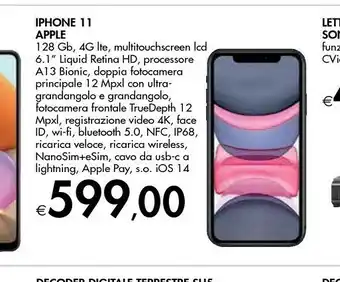Bennet Apple IPhone 11 128GB - Nero offerta