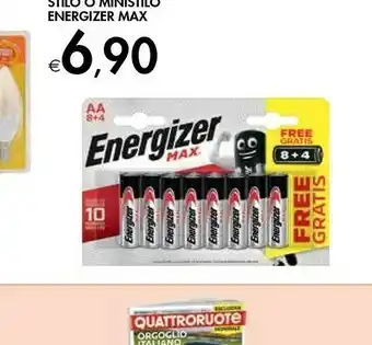 Bennet Energizer 8+4 Pile Stilo Max offerta