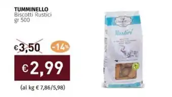 Prezzemolo e Vitale TUMMINELLO Biscotti Rustici gr 500 offerta