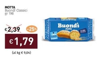Prezzemolo e Vitale MOTTA Buondi Classici gr 198 offerta