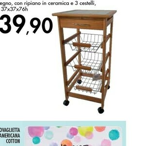Bennet Carrello Cucina offerta
