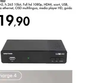 Bennet United Decoder Dogitale Terrestre DVBH2100 offerta