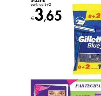 Bennet Gillette Rasoi Usa E Getta Blue II offerta