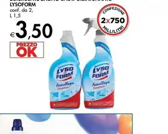 Bennet Lysoform Detergente Bagno Spray Disinfettante offerta