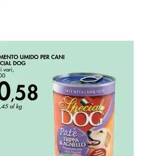 Bennet Monge Special Dog Alimento Umido Per Cani 400 G offerta