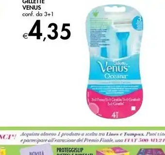 Bennet Gillette Rasoio Oceana Venus offerta