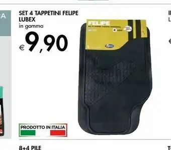 Bennet Lubex Set 4 Tappetini Felipe offerta