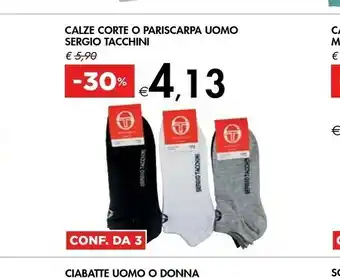 Sergio Tacchini Calze Corte