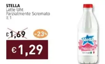 Prezzemolo e Vitale STELLA Latte Uht Parzialmente Scremato Lt. 1 offerta