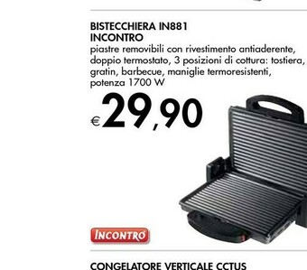 Bennet Incontro Bistecchiera IN881 offerta