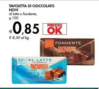 Bennet Novi Cioccolato Fondente Extra 100 G(ml) offerta