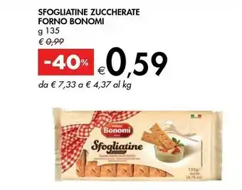 Bennet Forno bonomi Sfogliatine Glassate 135 G(ml) offerta