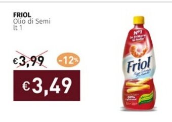 Prezzemolo e Vitale FRIOL Olio di Semi Lt. 1 offerta