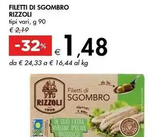 Bennet Rizzoli Filetti Di Sgombro Piccanti 90 G(ml) offerta