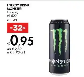 Bennet Monster Energy 500 G(ml) offerta