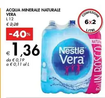 Bennet Nestlè Acqua Minerale Naturale Vera offerta