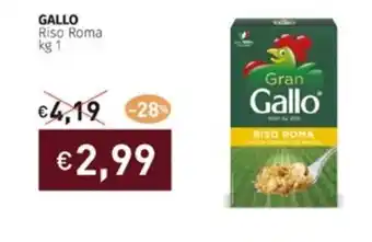 Prezzemolo e Vitale GALLO Riso Roma kg 1 offerta