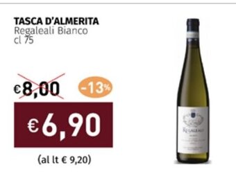 Prezzemolo e Vitale TASCA D'ALMERITA Regaleali Bianco cl 75 offerta