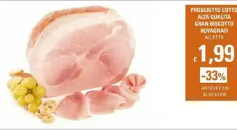 Basko Rovagnati Gran Biscotto Prosciutto Cotto Di Alta Qualità 130 G(ml) offerta