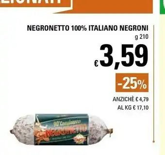 Basko Negroni Negroni - Negronetto 210 g(ml) offerta