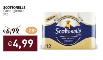 Prezzemolo e Vitale SCOTTONELLE Carta Igienica x12 offerta