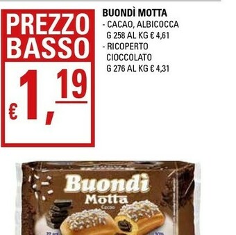 Basko Motta Motta - Buondì Cacao offerta