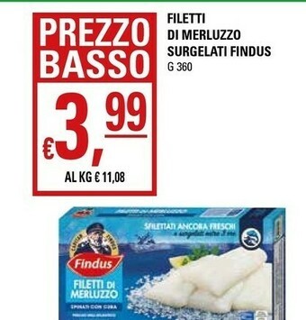 Basko Findus Filetti Di Merluzzo offerta