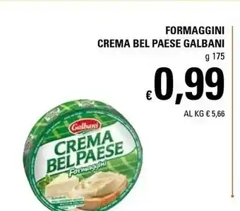 Basko Galbani Galbani - Crema Bel Paese Formaggini 175 g(ml) offerta
