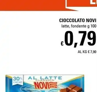 Basko Novi Cioccolato Al Latte Classico/ Fondente 100 G offerta