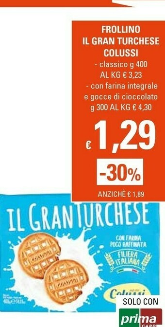 Basko Colussi Il Gran Turchese 400 G(ml) offerta