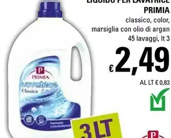 Basko Primia Liquido Per Lavatrice offerta