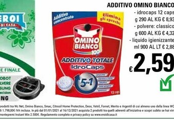 Basko Omino Bianco Additivo offerta