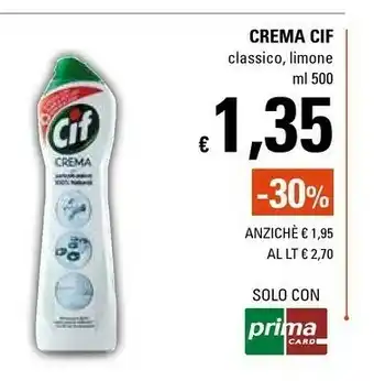 Basko Cif Crema Classico offerta