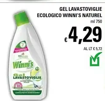 Basko Winni's Naturel Gel Lavastoviglie Ecologico offerta