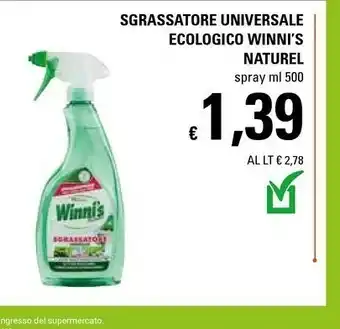 Winni's Naturel Sgrassatore Universale Ecologico