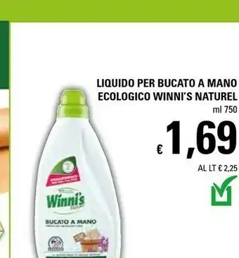 Winni's Naturel Liquido Per Bucato A Mano Ecologico