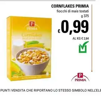 Basko Primia Cornflakes Fiocchi Di Mais Tostati offerta
