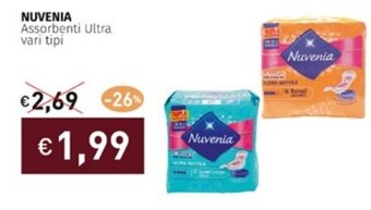 Prezzemolo e Vitale NUVENIA Assorbenti Ultra vari tipi offerta