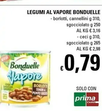 Basko Bonduelle Legumi Al Vapore offerta