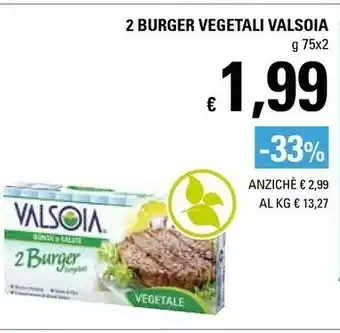 Basko Valsoia 2 Burger 150 G(ml) offerta