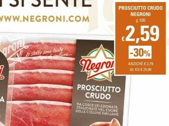 Basko Negroni Prosciutto Crudo 100 G(ml) offerta